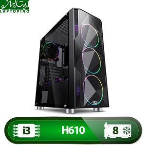 کیس آماده گیمینگ و رندرینگ G238-14100F-RTX3060Ti