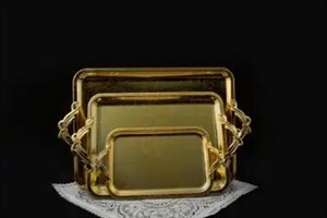 سینی پذیرایی دسته پاپیون 