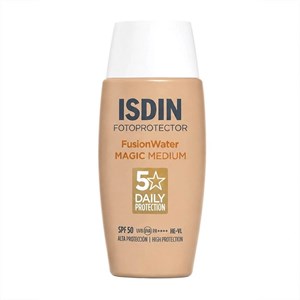 ضد آفتاب رنگی فیوژن واتر مجیک مدیوم SPF50 حجم 50 میلی لیتر