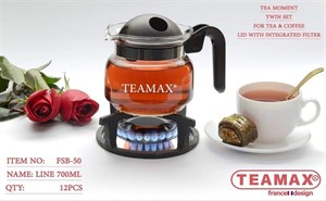 قوری پیرکس لاین 700 سی سی برند تی مکس (Teamax)