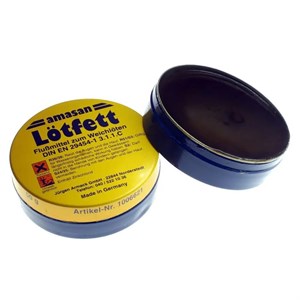 روغن لحیم 50 گرمی طرح Stannol مدل Lotfett High Copy | فلاکس گریسی لحیم‌کاری