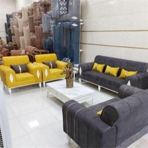 مبلمان راحتی 7نفره مبل اسکارلت با رنگبندی پایه چوبی و فلزی به دلخواه مشتریان عزیز فیلبند شاپ مدل 802522