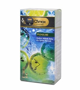 کاندوم تاخیری خاردار و شیاردار لیمو کلایمکس