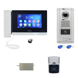 مانیتور دربازکن تصویری تابا مدل 1070PRO-1860CR یک واحدی، کارتی، به همراه محافظ ولتاژ مانیتور