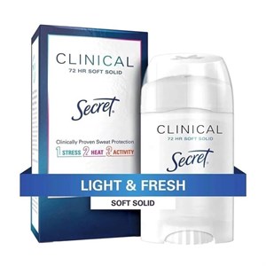 استیک ضدتعریق ژله‌ای سکرت کلینیکال Light & Fresh