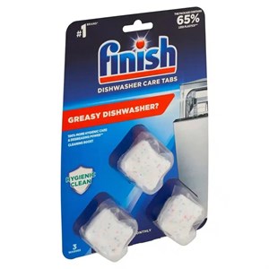 قرص جرم‌گیر ماشین ظرفشویی Finish بسته 3 عددی