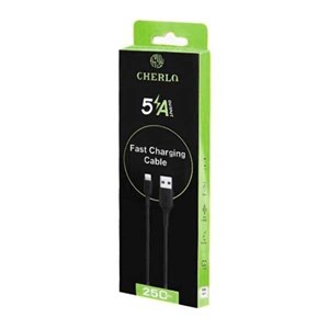 کابل تبدیل USB به TYPEC چرلو مدلCHTCSM10 به طول 25 سانتی متر