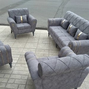 مبل راحتی اسکارلت پایه چوبی وفلزی 7 نفره با بهترین متریال فیلبند شاپ مدل 803962