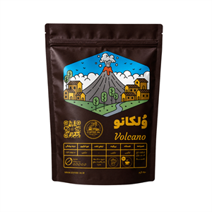 قهوه وُلکانو (فول کافئین درجه ۱) ۱ کیلوگرم