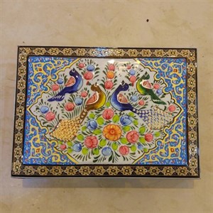 جعبه خاتم نقاشی مینیاتور سایز بزرگ 16در22
