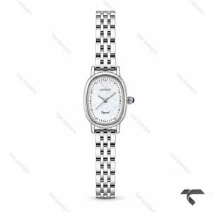ساعت الگانس زنانه امپریال سیلور صفحه بیضی صدف Elegance-10798-L