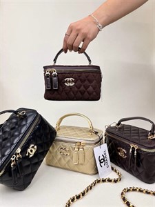 کیف زنانه باکسی دوختی آینه دار شنل CHANEL کد 1670
