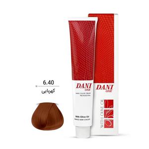 رنگ مو دنی وان شماره 6.4 حجم 100 میلی لیتر رنگ بلوند مسی تیره