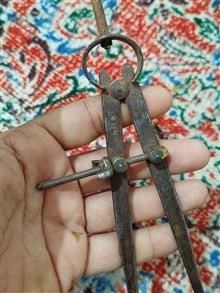 پرگار فولادی بسیار قدیمی