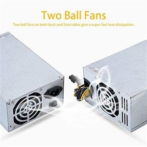 Thincol 1600W Mining Machine Power Supply,160-240V Miner Power Supply with Two Ball Fans, Fast Heat Dissipatio Low Operating Cost,for Miner