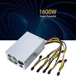 Thincol 1600W Mining Machine Power Supply,160-240V Miner Power Supply with Two Ball Fans, Fast Heat Dissipatio Low Operating Cost,for Miner