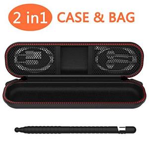 silicone maid LLC Compatible Apple Pencil Case, Carrying Bag, (All in One) Nib Cap Anti-Lost Integrated Protective Silicone Sleeve Pen Accessories iPad Pro 9.7/10.5/12.9 inch (Black) 