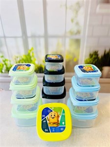 ظرف نگهدارنده مربع 4 عددی کیمیا نوین در 6 رنگ زیبا