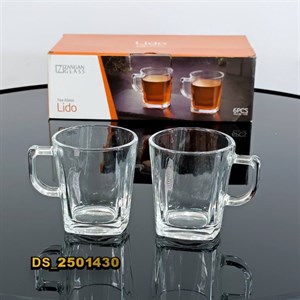 لیوان لیدو دسته دار زنگان 6 عددی
