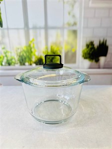 سوپ خوری شیشه ای درب دار تینا 