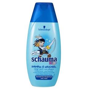 شامپو بچه شوما مدل Kids برای پسران حجم 250 میلی لیتر Schauma Kids Shampoo And Shower Gel For Boy 250ml