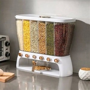 جا حبوباتی 6 خانه اکرولیک وارداتی دارای پیمانه