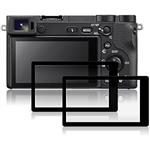 Screen Protectors Compatible Sony A6500 ILCE-6500 ILCE-6500KIT, AFUNTA 2 Packs Anti-Scratch Tempered Glass Protective Films Compatible DSLR Digital Premium E-Mount APS-C Camera α6500