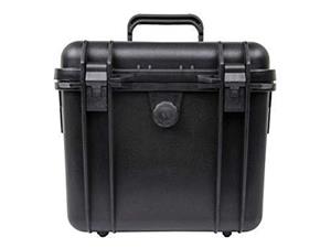 Monoprice Weatherproof/Shockproof Hard Case - Black IP67 Level dust and Water Protection up to 1 Meter Depth with Customizable Foam, 11" x 8" x 10" 