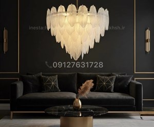 لوستر کریستالی رونیکا طرح پر