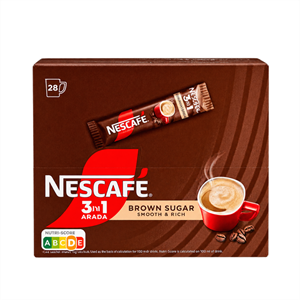 نسکافه ۳ در ۱ براون شوگر ۲۸ عددی ۴۶۲ گرمNescafé 3 in 1 Brown Sugar