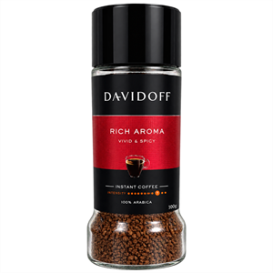 قهوه فوری داویدوف Rich Aroma – ۱۰۰٪ عربیکا (Davidoff Rich Aroma Instant Coffee 100% Arabica – 100g)