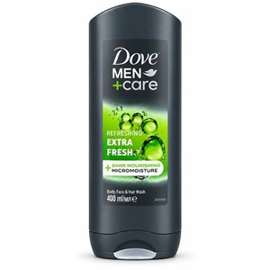 شامپو بدن، صورت و مو مردانه داو مدل Men Care Extra Fresh