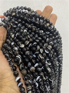 ریسه عقیق سلیمانی سایز ۸