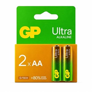 باتری قلمی آلکالاین GP Ultra AA بسته 2 عددی