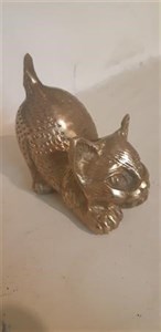 مجسمه گربه برنزی