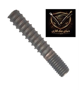 پیچ دوطرفه چوبی و فلزی (رزوه 8) بسته 4 عددی