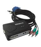 Faranet FN-K2US 2Port USB Cable KVM Switch