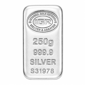 شمش نقره مدل IGR کد 250 G  