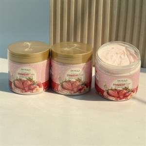 کره بدن کیک توت فرنگی بیوآکوا BIOAQUA