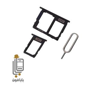 خشاب سیمکارت سامسونگ گلکسی J5 2017 – J530 Sim Tray Samsung J530 Galaxy J5 ,2017 ,Black, with MMC holder, set 2 pcs.,