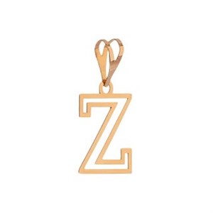 آویز گردنبند طلا 18 عیار زنانه طرح Z مدل MM2111 مهر گالری 