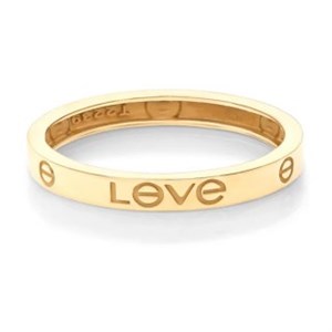 انگشتر طلا 18 عیار مردانه مدل کارتیه و Love ماوی گالری 