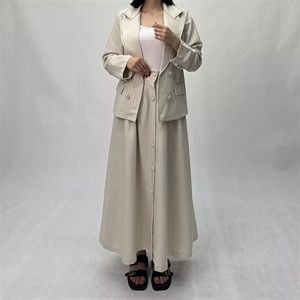 کت دامن زنانه راه راه 002214626409 18