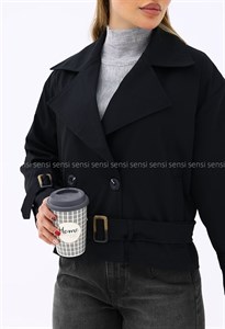 ترنچ کت آستردار کتان زارا کد1006685