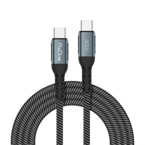 کابل USB-C مدل PCC104 پرووان خاکستری
