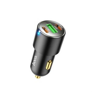 شارژر فندکی 45 وات مدل NZ6 USB هوکو مشکی