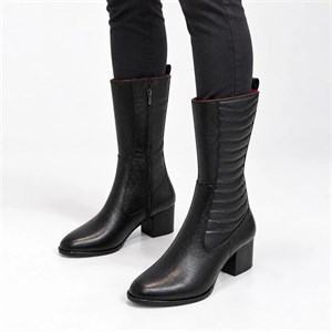 بوت چرم طبیعی زنانه کد 627
