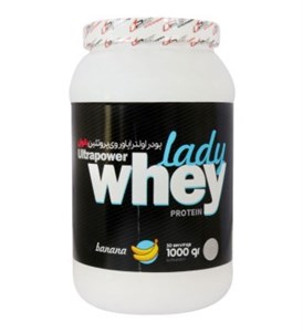 پودر پروتئین Lady Whey با طعم موز وزن 1000 گرمی پگاه