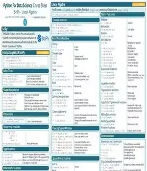 دانلود کتاب DataCamp SciPy Cheat Sheet
