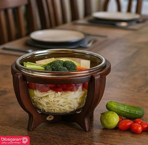 سوفله سالاد خوری ایندو وود کد 9915/18 
